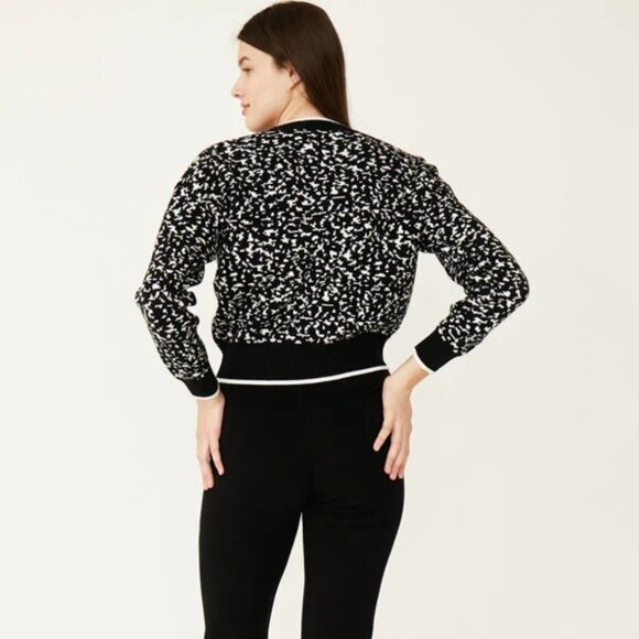 Rachel Antonoff Cashmere 'composition book' Cori cardigan. - Picture 4 of 5